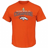 Denver Broncos Majestic Super Bowl 50 Champions Choice VIII WEM T-Shirt - Orange,baseball caps,new era cap wholesale,wholesale hats